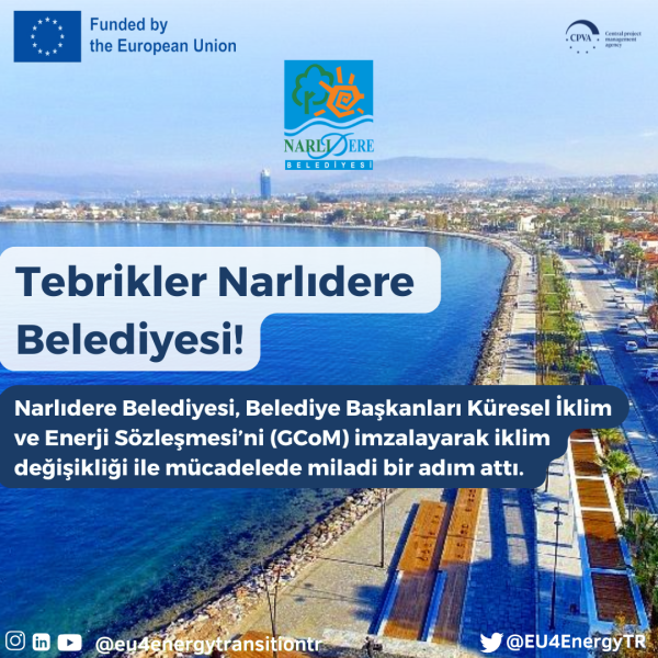 Narlıdere Belediyesi, GCoM’u imzalayarak Sürdürülebilirlik Taahhüdünü Güçlendiriyor!